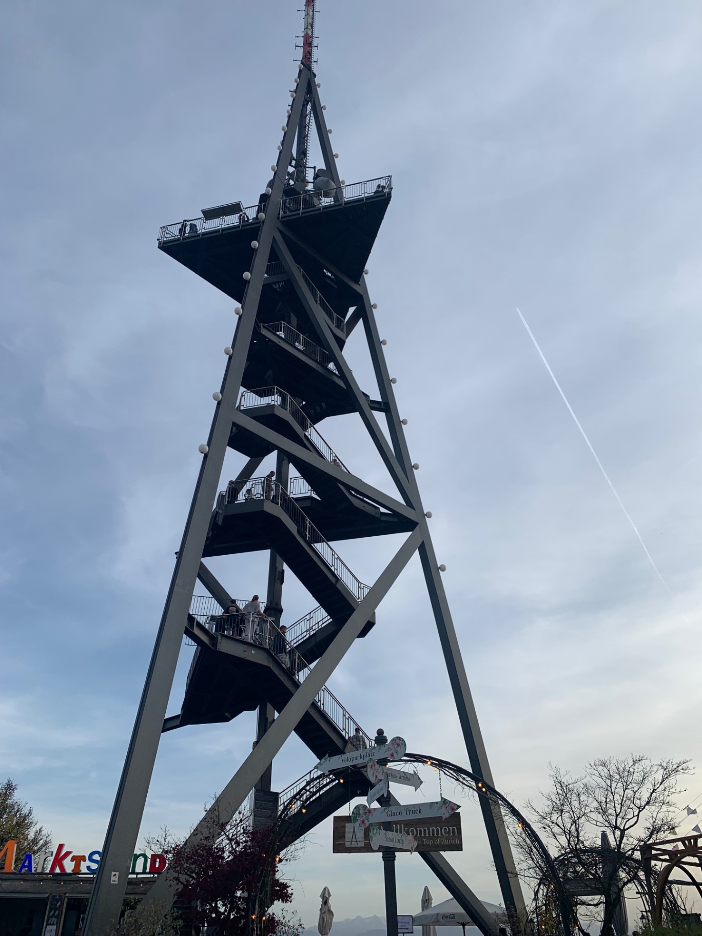 Lookout tower over Zürich